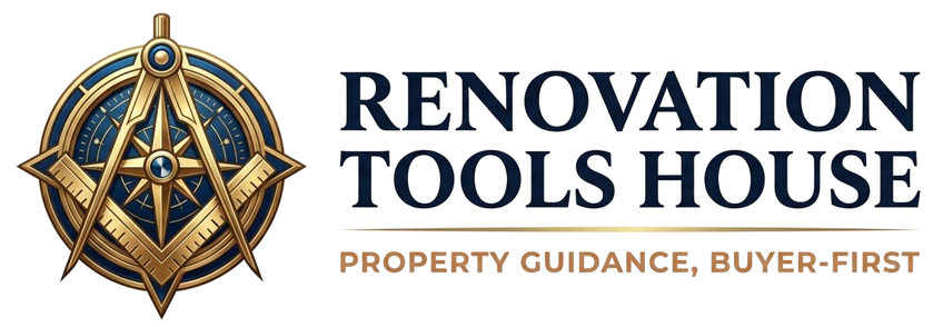 Renovation Tools House Logo